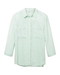 Блуза Hemd, зеленый Tom tailor