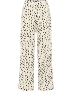 Брюки Stoffhose, кремовый черный Dreimaster