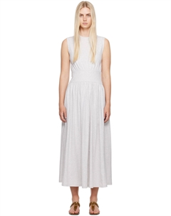 Серое платье-футболка миди TOTEME Toteme