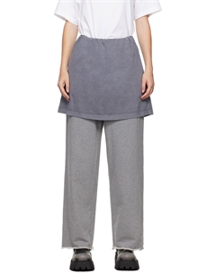 Серые многослойные брюки для отдыха We11done