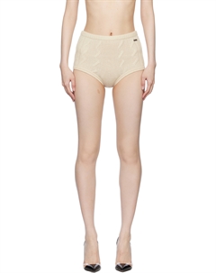 Шорты с косичками Off-White Blumarine