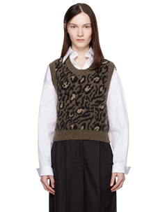 Коричневый жилет Leana A.p.c.