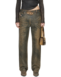 Эксклюзивные джинсы SSENSE, коричневый Diesel