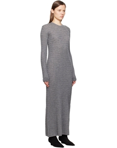 Серое платье макси с косами TOTEME Toteme