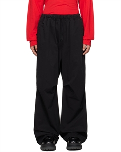 Широкие брюки с подворотами, черный We11done