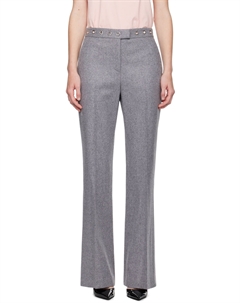 Серые брюки с люверсами Msgm