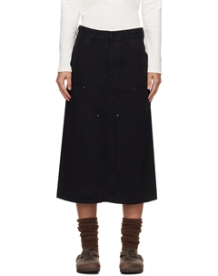 Юбка миди длиной до колена, черный Carhartt work in progress