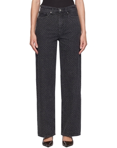 Серые джинсы Logan Wide-Leg Rag & bone