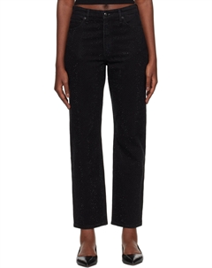 Черные прямые джинсы Harlow Rag & bone