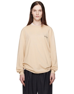 Футболка Manche Longue Adresse, бежевый A.p.c.