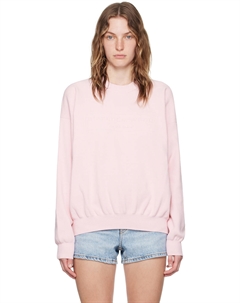 Розовый свитер с тисненым логотипом Alexander wang