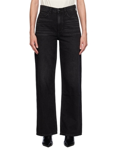 Черные облегающие джинсы Logan Wide-Leg Rag & bone