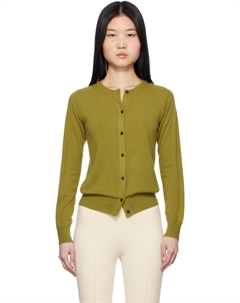 Зеленый кардиган из наппы Arch4