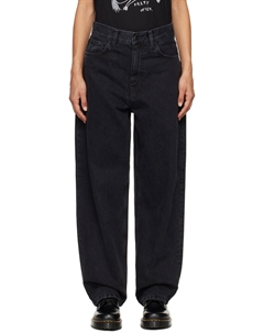 Черные джинсы Brandon, Black stone washed Carhartt work in progress