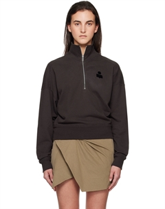 Черная толстовка Ross Etoile, Faded black Isabel marant