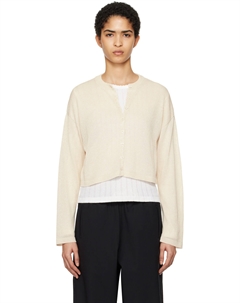 Кардиган из вискозы с оттенком белого цвета Cordera