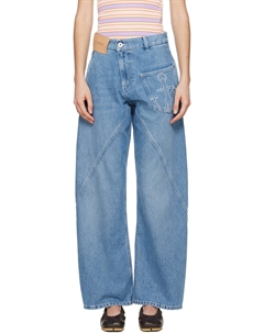 Синие витые джинсы Workwear, светло-голубой Jw anderson