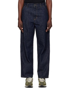 Джинсы Brandon ingle цвета индиго до колена Carhartt work in progress