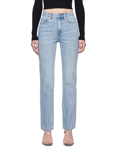 Джинсы Blue Fly с высокой посадкой и складками Alexander wang