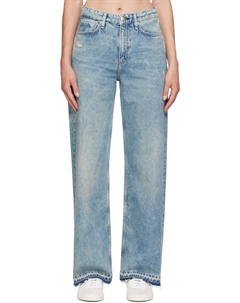 Синие джинсы Logan Wide-Leg, Leffe Rag & bone