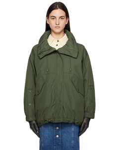 Двусторонний пуховик цвета хаки Ozieri Weekend max mara