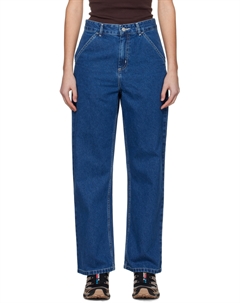 Синие простые джинсы, синий Carhartt work in progress