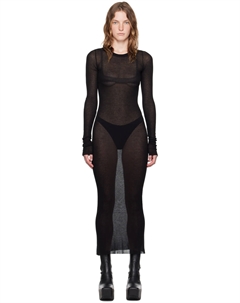 Платье-миди в рубчик Porterville Rick owens