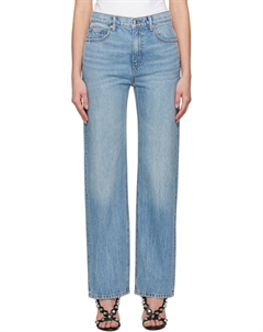 Синие джинсы EZ средней посадки, Vintage light indigo Alexander wang