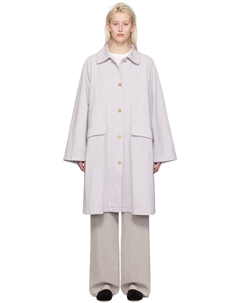 Серый тренч Garth, светло-серый The row