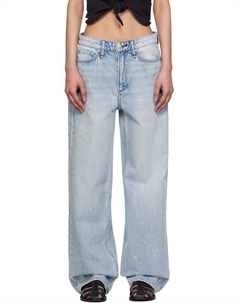 Синие джинсы Logan, Misty with jewel Rag & bone