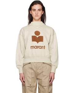 Серая толстовка Moby Etoile, Ecru/Camel Isabel marant