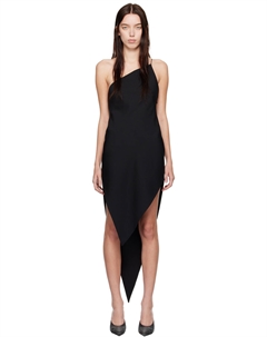 Платье миди с асимметричным разрезом Alexander wang