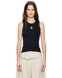 Майка с логотипом якоря, черный Jw anderson