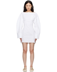 Мини-платье La Casa 'La robe chemise Casaco', белый Jacquemus
