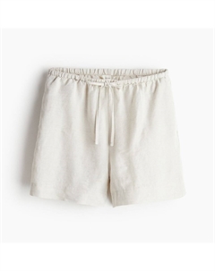 Шорты Linen-blend Pull-on, белый H&m
