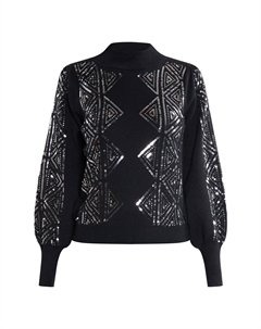 Свитер Strick, черный Faina