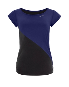 Спортивная футболка Functional Light and Soft Kurzarmshirt AET109LS, темно синий/черный Winshape
