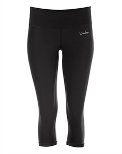 Спортивные леггинсы Functional Power Shape 3/4 Tights AEL202, черный Winshape