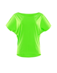 Спортивная футболка Functional Light Dance Top DT101, неоновый зеленый Winshape