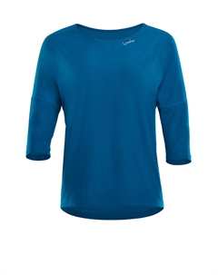 Спортивная футболка Functional Light and Soft Cropped Long Sleeve Top DT111LS, цвет teal green Winshape