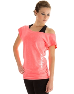 Спортивная футболка Dance Shirt WTR12, цвет neon coral Winshape