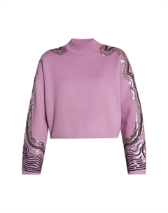 Свитер Strick Mit Pailletten, цвет Mauve Faina