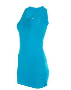 Спортивная футболка Longtop mit seitlicher Raffung WTR15, бирюзовый Winshape