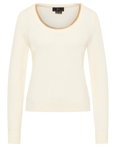 Свитер Strick, белый Faina