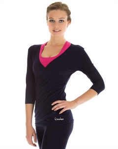 Спортивная футболка 3/4 Arm Shirt, цвет night blue Winshape