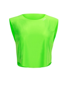 Спортивная футболка Functional Light Cropped Top AET115, неоновый зеленый Winshape