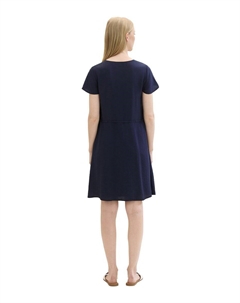Летнее платье Summer Dress, морской синий Tom tailor
