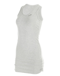 Спортивная футболка Longtop mit seitlicher Raffung WTR15, серый меланж Winshape