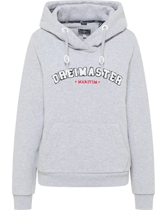 Свитер Kapuzen, цвет Hellgrau Melange Dreimaster