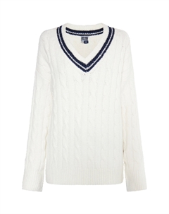 Свитер Strick, цвет Wollweiss Marine Dreimaster